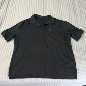 Faconnable Mens XXL Polo, Black
